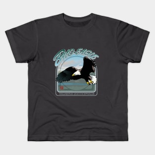 Bald Eagle, Land of the Free Kids T-Shirt